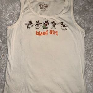 Minnie Mouse Island girl tank